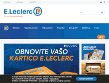Tablet Screenshot of e-leclerc.si