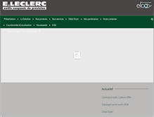 Tablet Screenshot of e-leclerc.fr